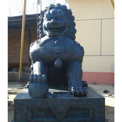 铸造北京狮子铜雕